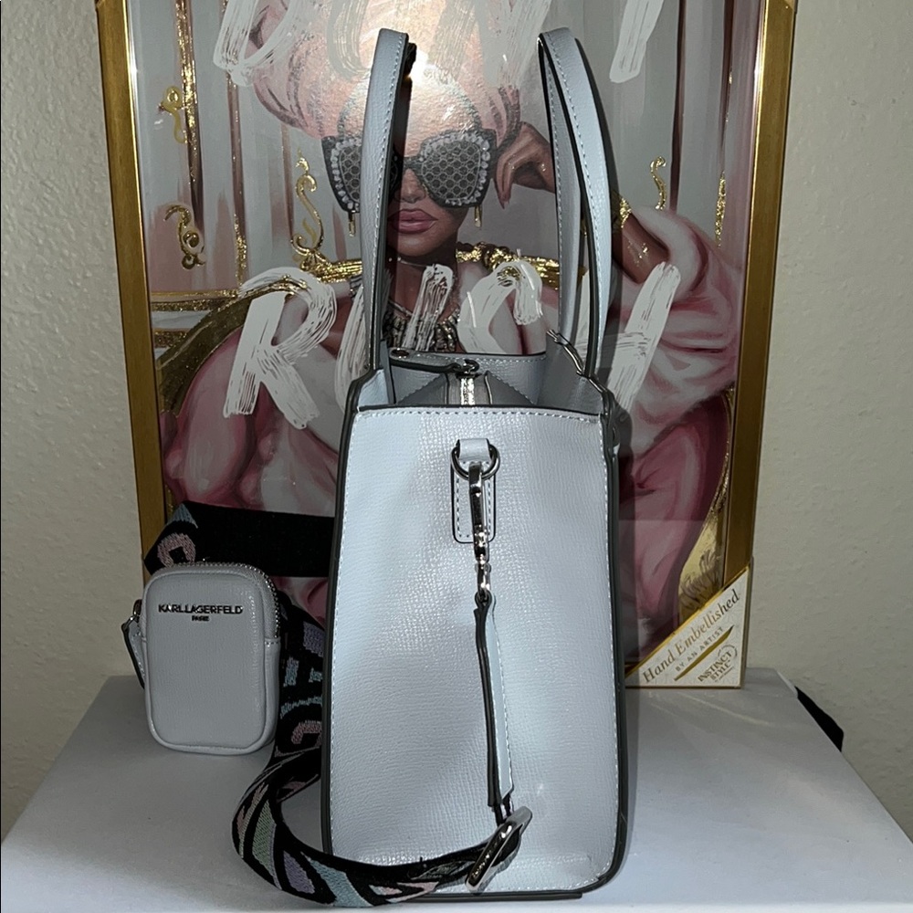 Karl Lagerfeld Crossbody Bag With A Pouch - Picture 6 of 17